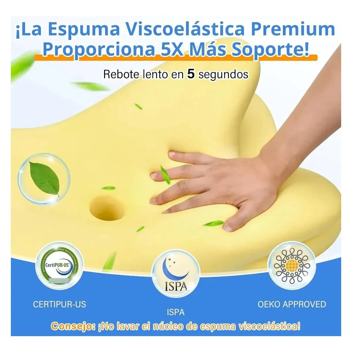 ALMOHADA CERVICAL ORTOPÉDICA: Duerme Mejor y despierta con mayor comodidad